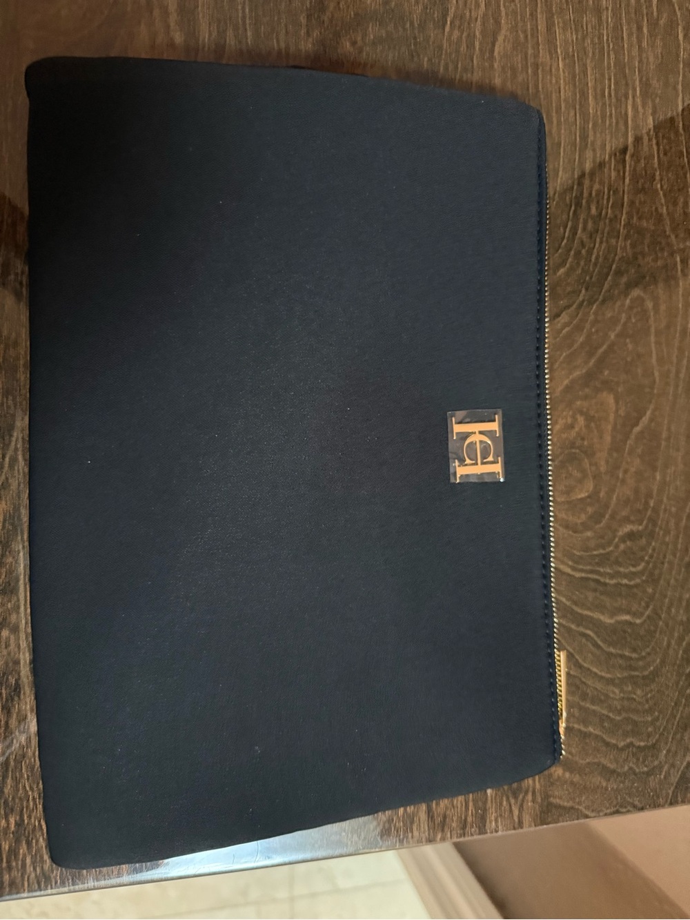 Carolina Herrera Black Bow Makeup Accent Clutch - Picture 2 of 4
